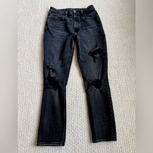 Abercrombie & Fitch High Rise Black Jeans